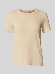T-Shirt mit Rundhalsausschnitt Modell 'SONOMA' von American Vintage Beige - 15