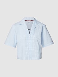 Pyjama-Oberteil mit Label-Patch von TOMMY HILFIGER Blau - 11