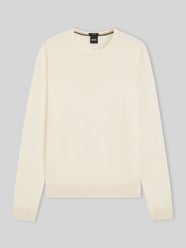 Relaxed fit gebreide pullover van puur kasjmier, model 'EMIGLIORE' van BOSS - 11