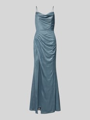 Abendkleid mit Wasserfall-Ausschnitt von LUXUAR FASHION - 16