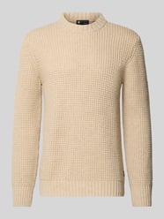 Wollen pullover met structuurmotief, model 'Chunky' van G-Star Raw Beige - 35