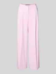 Wide Fit Stoffhose mit Bügelfalten von Marc Cain - 32