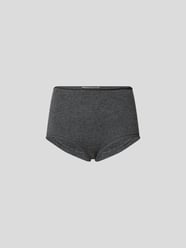 High Waist Slip aus Kaschmirmischung von Extreme Cashmere Grau / Schwarz - 5