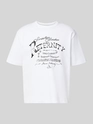 relaxed fit t-shirt van puur katoen met motiefprint van RETERNITY - 48