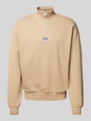 Sweatshirt mit Stehkragen Modell 'Neeler' von Hugo Blue Beige - 19