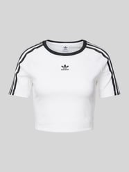 T-shirt krótki z nadrukiem z logo od adidas Originals - 30