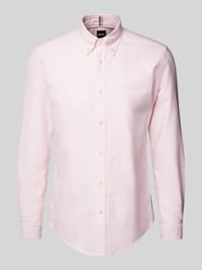 Regular Fit Business-Hemd mit Button-Down-Kragen Modell 'Roan' von BOSS Pink - 32