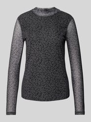 Shaped fit shirt met lange mouwen met opstaande kraag, model 'ERICA' van Only - 37