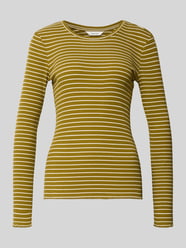 Slim Fit Langarmshirt aus Baumwoll-Mix Modell 'ANNA' von Selected - 39