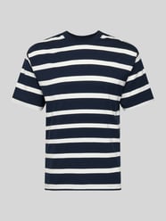 T-shirt z prążkowanym okrągłym dekoltem od MCNEAL - 41