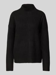 Loose Fit Strickpullover mit Mock Neck Modell 'TULLE' von Pieces - 24