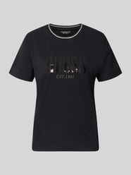 T-shirt van puur katoen met logodetail van GUESS - 45