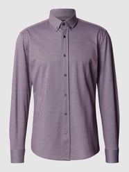 Slim fit zakelijk overhemd van katoenmix van BOSS Rood - 37