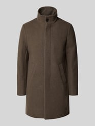 Lange jas met opstaande kraag, model 'Harvey' van Matinique - 2