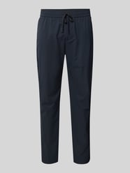 Spodnie cargo o kroju tapered fit z elastycznym pasem model ‘Urbanex’ od BOSS Green - 5