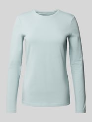 Longsleeve mit Rundhalsausschnitt Modell 'Smilla/Dailies' von OPUS Blau - 34