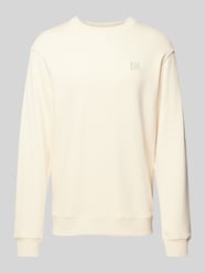 Sweatshirt mit Label-Patch Modell 'Essentials' von Scotch & Soda Beige - 9