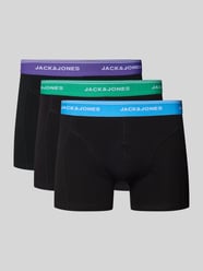 Boxershort met elastische band met logo in een set van 3 stuks, model 'DAWSON' van Jack & Jones - 24