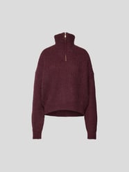 Oversized Pullover aus Alpaka-Mix von Ba&sh Rot - 10