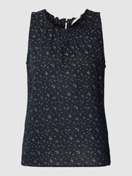 Top bluzkowy z okrągłym dekoltem od edc By Esprit Czarny - 35