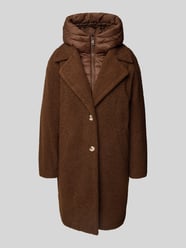 Mantel mit Steppeinsatz und Knopfverschluss von Christian Berg Woman Selection - 30