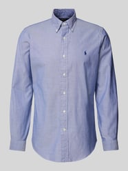 Freizeithemd mit Button-Down-Kragen von Polo Ralph Lauren Blau - 48