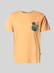 T-shirt met geribde ronde hals, model 'BHJEM' van Blend - 35