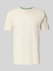 T-Shirt mit Label-Stitching von Fynch-Hatton - 8
