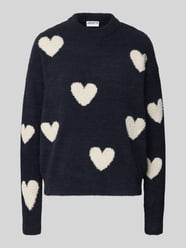 Sweter z dzianiny ze wzorem na całej powierzchni od Jake*s Casual - 37