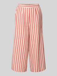 Stoffen broek van viscosemix in all-over look model 'PRISILLA' van VILA - 38