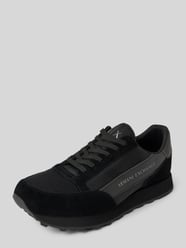 Sneakers met labelprint, model 'ENGLISH' van ARMANI EXCHANGE - 21