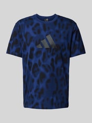 T-Shirt mit Label-Print von ADIDAS SPORTSWEAR Blau - 6