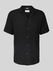 Relaxed fit vrijetijdsoverhemd van een mix van viscose en linnen van Tom Tailor Denim - 28