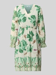 Knielange jurk in all-over look model 'Ja44milaa' van ZABAIONE - 38