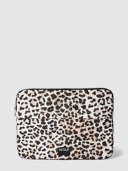 Laptoptasche mit Allover-Muster Modell 'Cleo' von WOUF Beige - 9