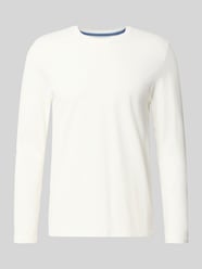 Shirt met lange mouwen en geribde ronde hals van Christian Berg Men - 19