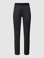 Skinny Fit Hose mit Hahnentrittmuster von Christian Berg Woman Grau - 6