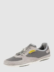 Sneakersy ze skóry i tkaniny model ‘Sandstone’ od bugatti Szary - 38