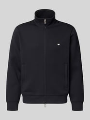 Regular Fit Sweatjacke mit Logo-Stitching von Emporio Armani - 24