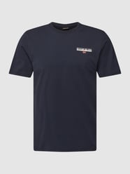T-Shirt mit Logo-Print Modell 'ICE' von Napapijri Blau - 37
