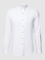 Slim Fit Freizeithemd mit Logo-Stitching von Polo Ralph Lauren Weiß - 24
