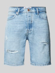 Regular Fit Jeansshorts im Destroyed-Look Modell 'EDGE' von Only & Sons Blau - 17