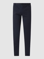 Slim Fit Chino mit Stretch-Anteil Modell 'Transit' von Tiger Of Sweden Blau - 14