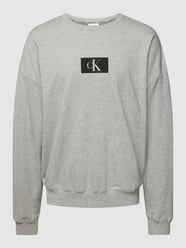 Sweatshirt met labelprint van Calvin Klein Underwear Grijs / zwart - 33