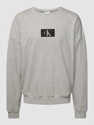 Sweatshirt mit Label-Print von Calvin Klein Underwear Grau - 14