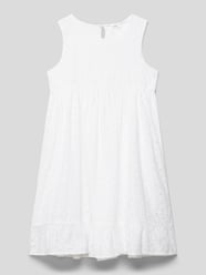 Kleid mit Lochstickerei von s.Oliver RED LABEL Weiß - 38