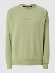 Sweatshirt mit Logo in 3D-Optik von CK Calvin Klein Grün - 23