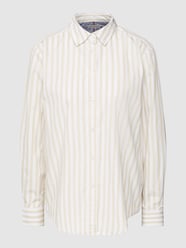 Overhemdblouse met streepmotief, model 'BANKER' van Tommy Hilfiger Wit - 11
