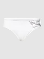Badehose mit Zierbesatz von Emporio Armani Weiß - 45