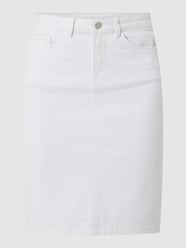 Jeansrock mit Stretch-Anteil Modell 'Vimay'  von Vila Weiß - 48